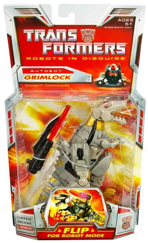 Brand new ๐ Transformers Robots in Disguise Classics Deluxe Grimlock Deluxe Action Figure โ