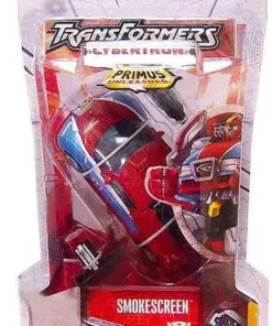 Best Sale 🌟 Transformers Cybertron Primus Unleashed Smokescreen Deluxe Action Figure [Damaged Package] 😀