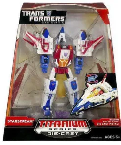 Brand new 🔔 Transformers War Within TItanium Series Starscream 6-Inch 6" Diecast Figure [Damaged Package] ⭐