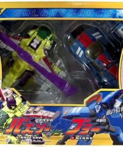 Brand new ✔️ Transformers Japanese Galaxy Force Blurr vs. Buzz Saw Action Figure Set GS-01 ⭐