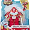 Coupon 🥰 Transformers Playskool Heroes Rescue Bots Academy Heatwave the Fire-Bot 4.5" Action Figure [Classic] 🔥