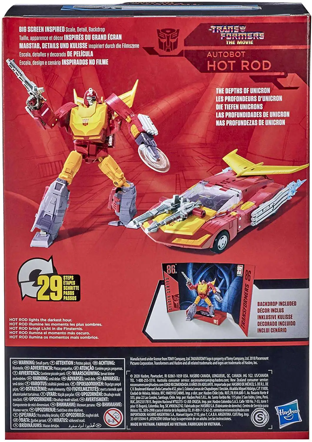 Discount 🎉 Transformers Generations Studio Series 86 Hot Rod Voyager Action Figure ❤️ - Image 4