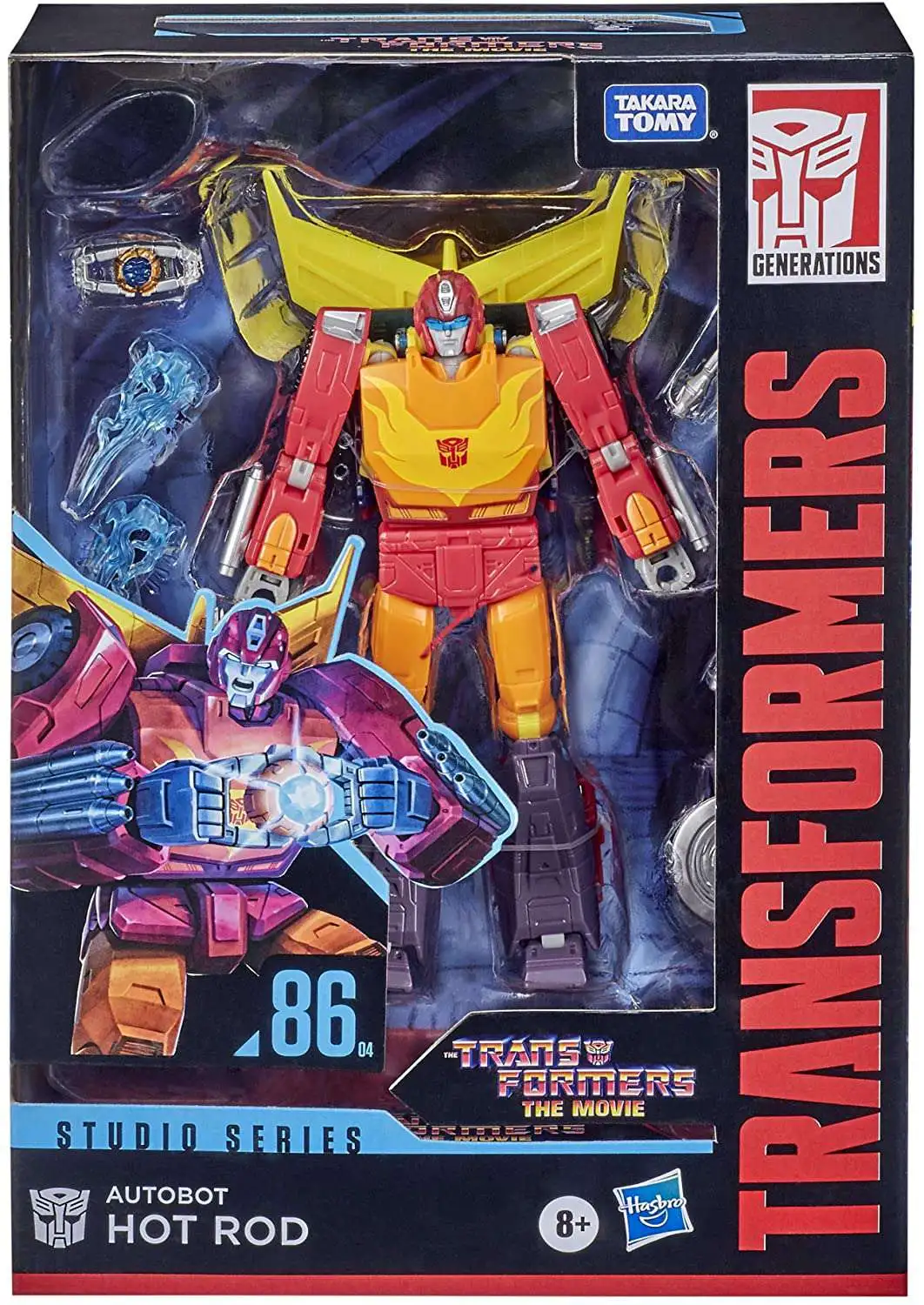 Discount 🎉 Transformers Generations Studio Series 86 Hot Rod Voyager Action Figure ❤️
