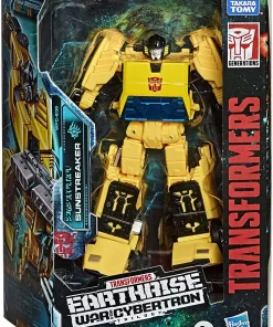 Cheap 👍 Transformers Generations Earthrise: War for Cybertron Trilogy Sunstreaker Deluxe Action Figure 😍