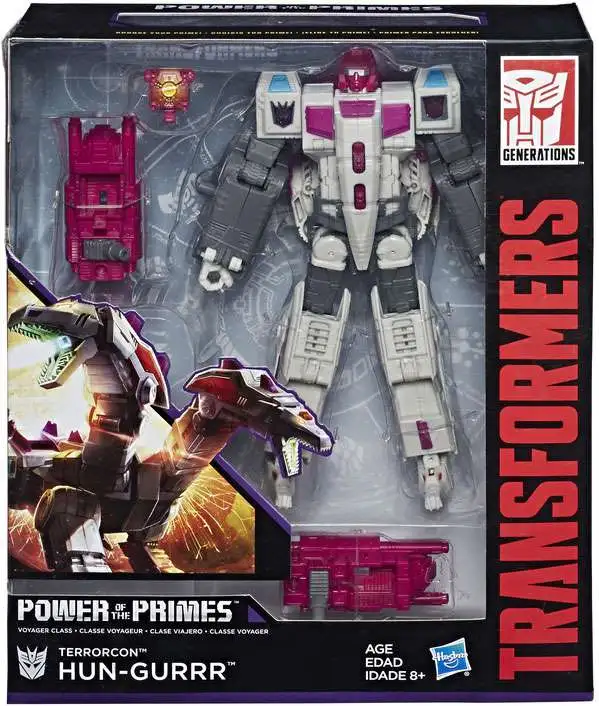 Brand new 😍 Transformers Generations Power of the Primes Terrorcon Hun-Gurrr Voyager Action Figure ⌛