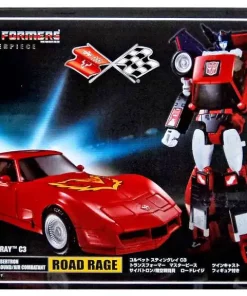 New 😉 Transformers Japanese Masterpiece Collection Road Rage Action Figure MP-26 [Corvette Stingray C3] 🎁