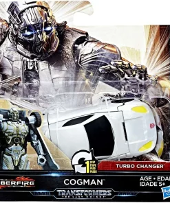Hot Sale โ๏ธ Transformers The Last Knight 1 Step Turbo Changer Cogman 4.25" Action Figure ๐ฅ