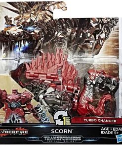 Buy ๐ Transformers The Last Knight 1 Step Turbo Changer Scorn 4.25" Action Figure ๐