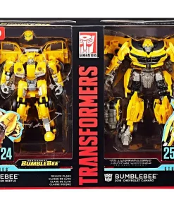 Discount 👍 Transformers Generations Studio Series 1967 VW Beetle & 2016 Camaro Bumblebee Exclusive Deluxe Action Figure 2-Pack #24 & 25 🤩
