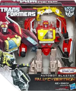 Cheapest 🎉 Transformers Generations Fall of Cybertron Autobot Blaster Voyager Action Figure [Damaged Package] 👍
