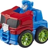 Discount 🎉 Transformers Rescue Bots Mini Bot Racers Optimus Prime Vehicle 🤩