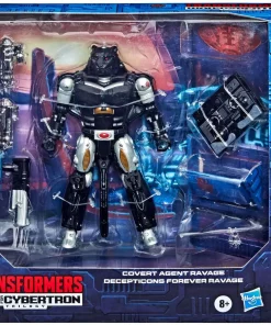 Flash Sale 🌟 Transformers Generations Kingdom: War for Cybertron Trilogy Covert Agent Ravage Exclusive Deluxe Action Figure 👍