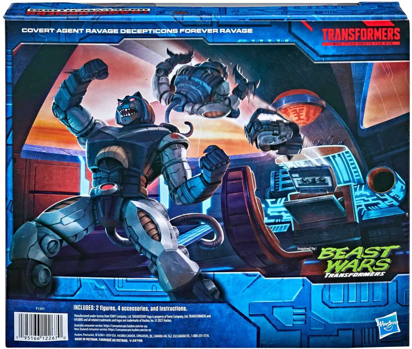 Flash Sale ๐ Transformers Generations Kingdom: War for Cybertron Trilogy Covert Agent Ravage Exclusive Deluxe Action Figure ๐ - Image 4