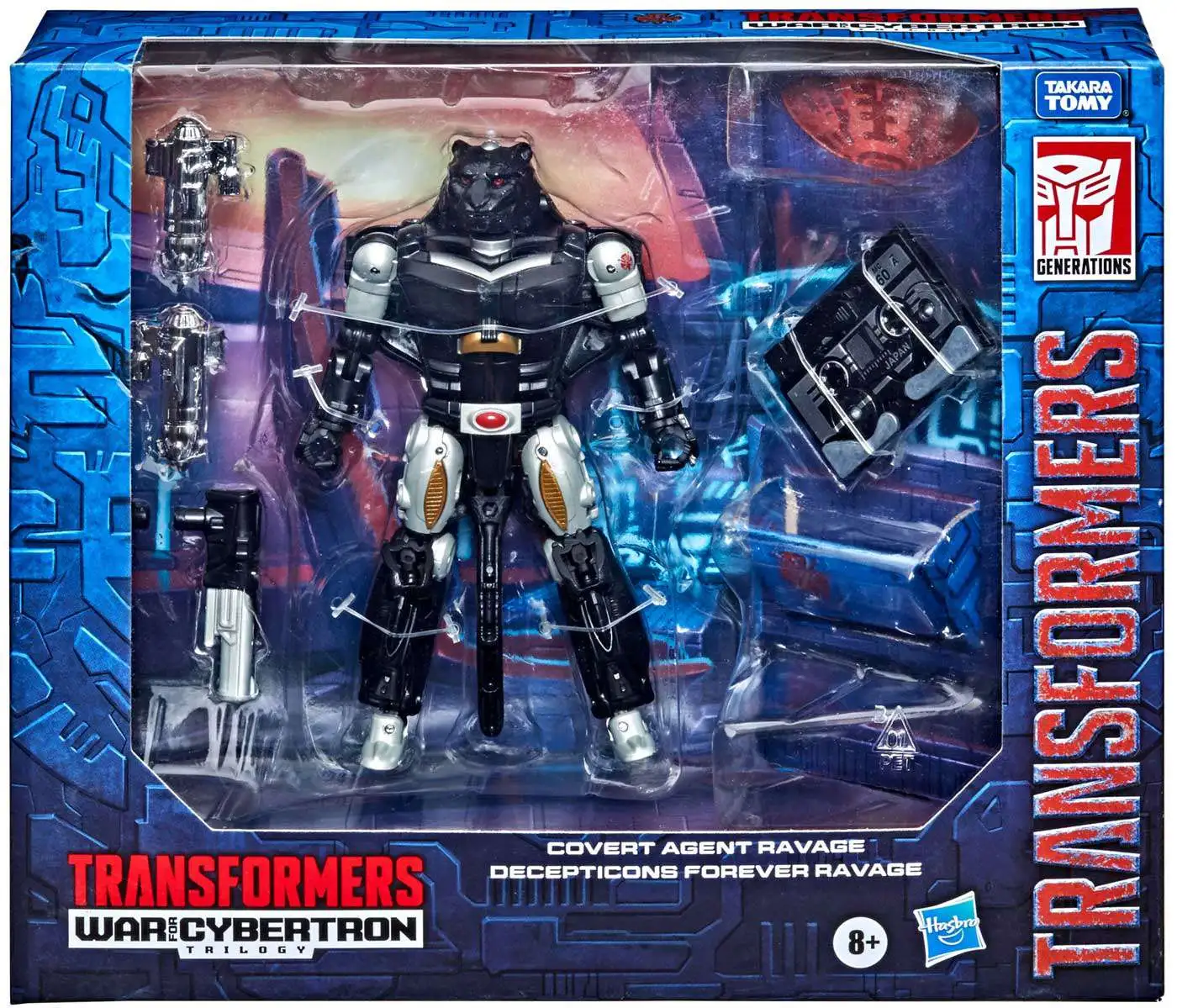 Flash Sale ๐ Transformers Generations Kingdom: War for Cybertron Trilogy Covert Agent Ravage Exclusive Deluxe Action Figure ๐