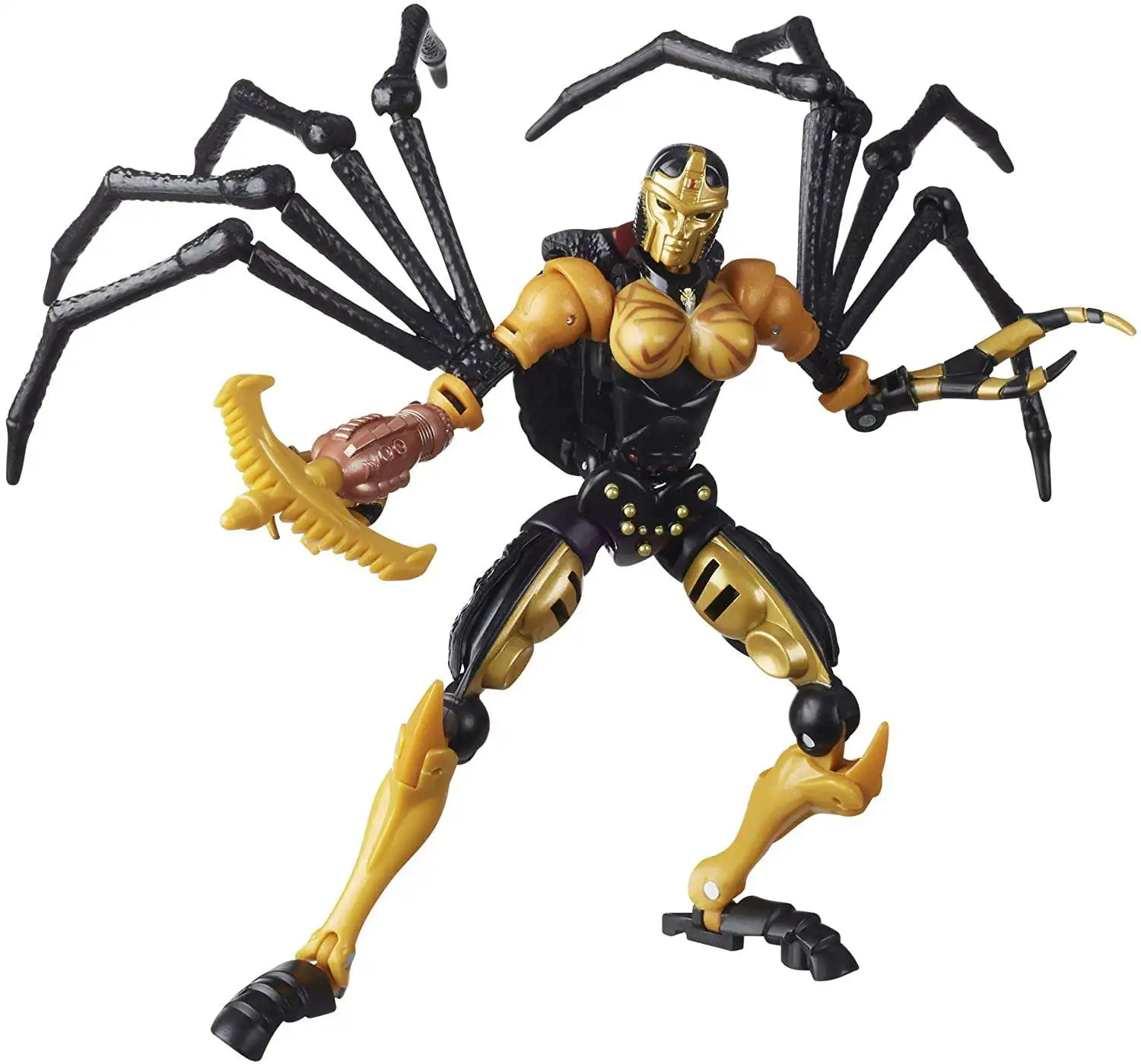 Top 10 💯 Transformers Generations Kingdom: War for Cybertron Trilogy Black Arachnia Deluxe Action Figure 👍 - Image 2