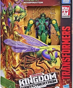 Coupon ✨ Transformers Generations Kingdom: War for Cybertron Trilogy Waspinator Deluxe Action Figure 🎉