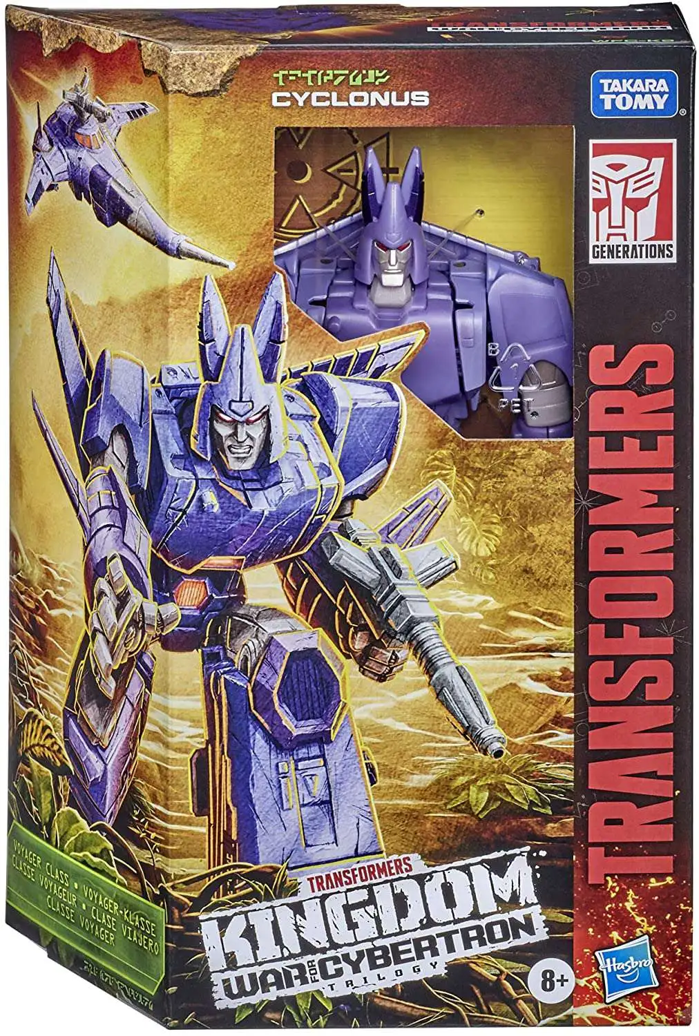 Hot Sale ā Transformers Generations Kingdom: War for Cybertron Trilogy Cyclonus Voyager Action Figure WFC-K9 ā