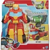 Best deal 🛒 Transformers Playskool Heroes Rescue Bots Academy Big Rescue Hot Shot Action Figure 🤩