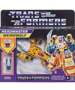 Best Sale 😍 Transformers Generations Retro Headmaster Weirdwolf with Monxo Exclusive Deluxe Action Figure [G1 Inspired] 👏